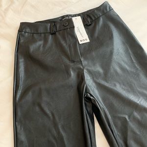 NWT Straight Leg Leather Pants